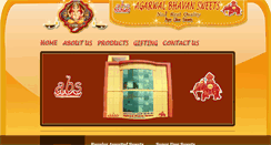 Desktop Screenshot of agarwalbhavansweets.com